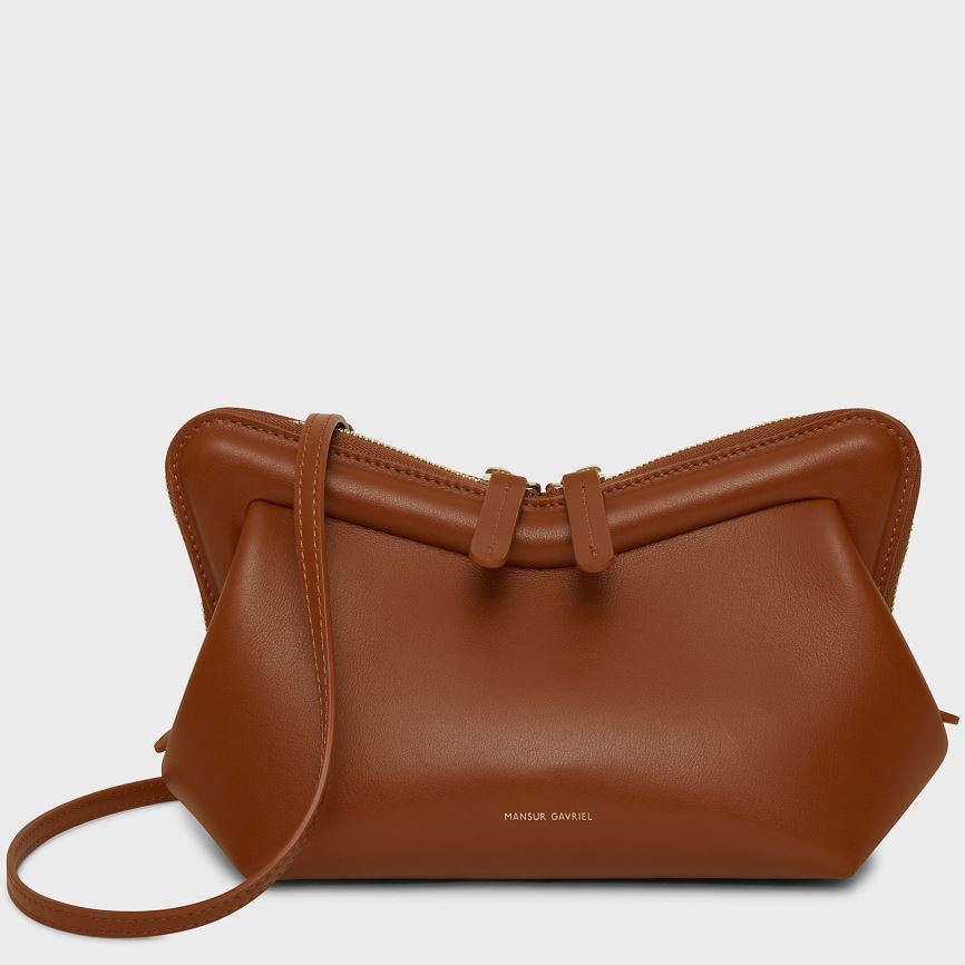 Torba Crossbody Damskie Mansur Gavriel Mini M Frame Ciemny Brązowe | 861-OSWVZU