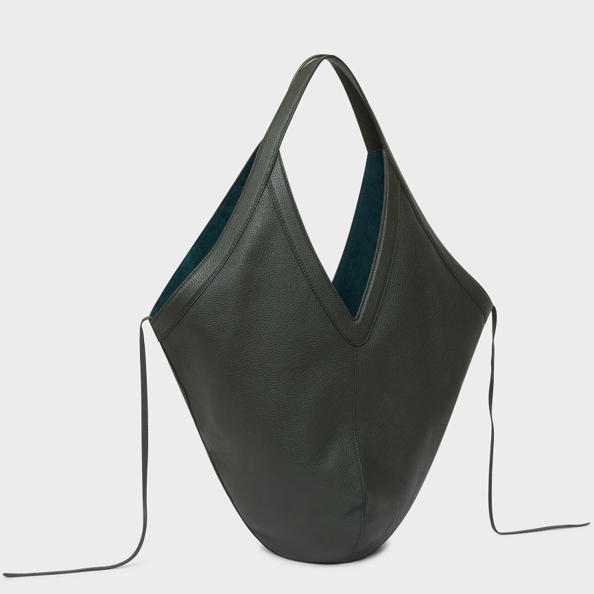 Torba Hobo Damskie Mansur Gavriel Soft M Ciemny Zielone | 573-JAPRYV