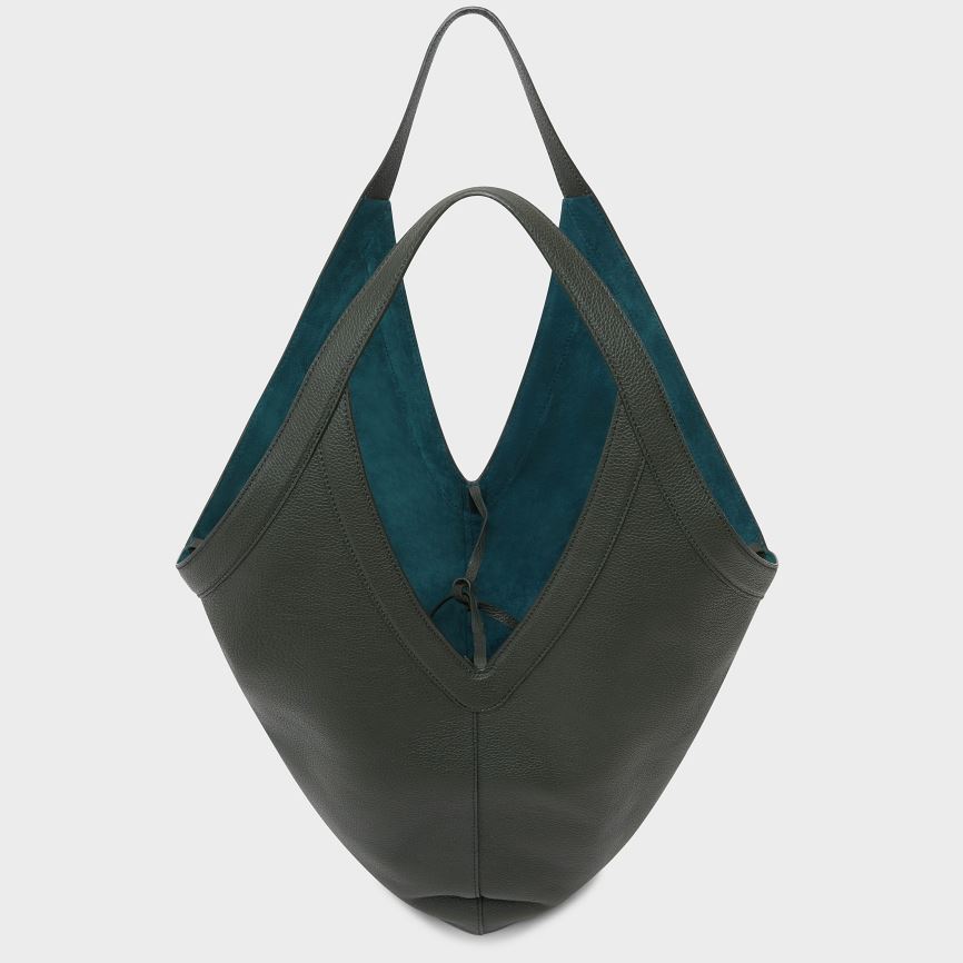 Torba Hobo Damskie Mansur Gavriel Soft M Ciemny Zielone | 573-JAPRYV