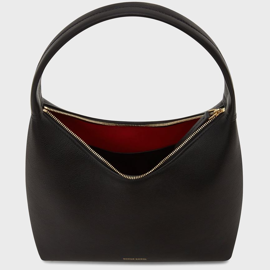 Torby Przez Ramię Damskie Mansur Gavriel Soft Candy Czarne | 028-LTAPJY