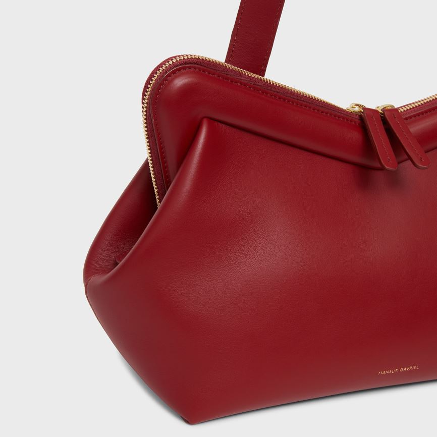 Torby Przez Ramię Damskie Mansur Gavriel M Frame Czerwone | 390-UVKWQC