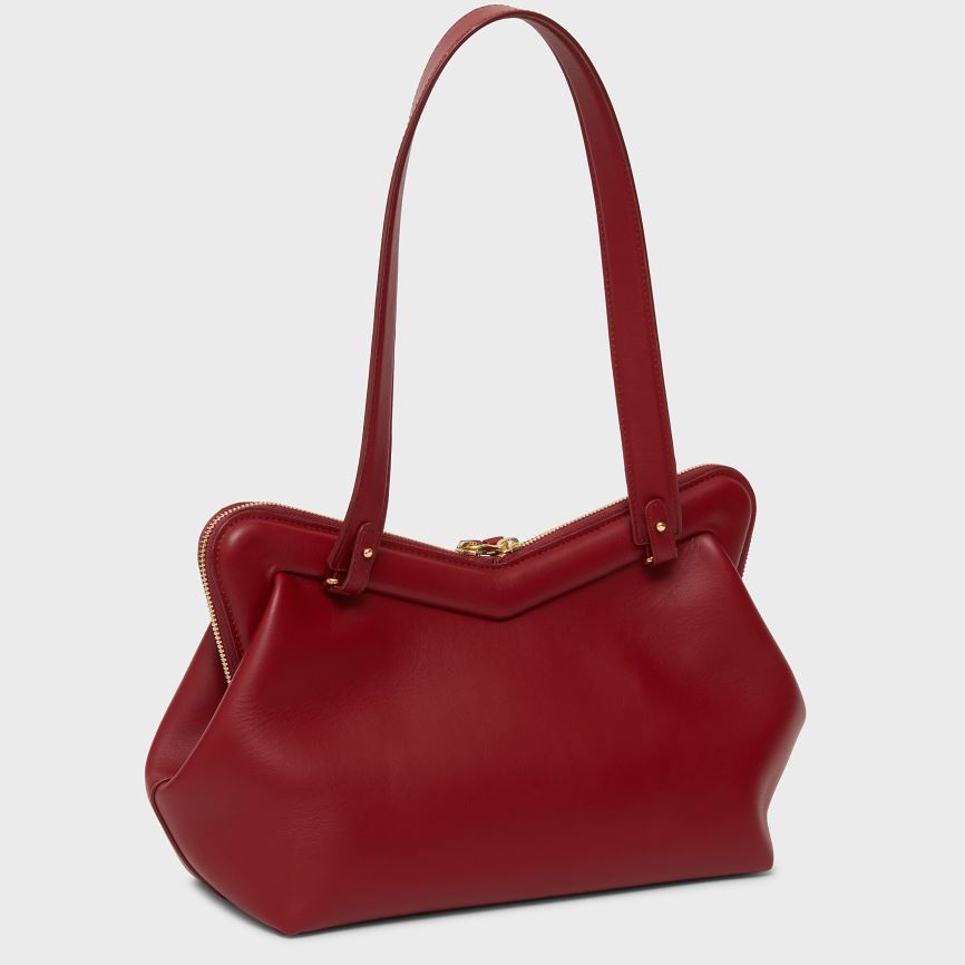 Torby Przez Ramię Damskie Mansur Gavriel M Frame Czerwone | 390-UVKWQC