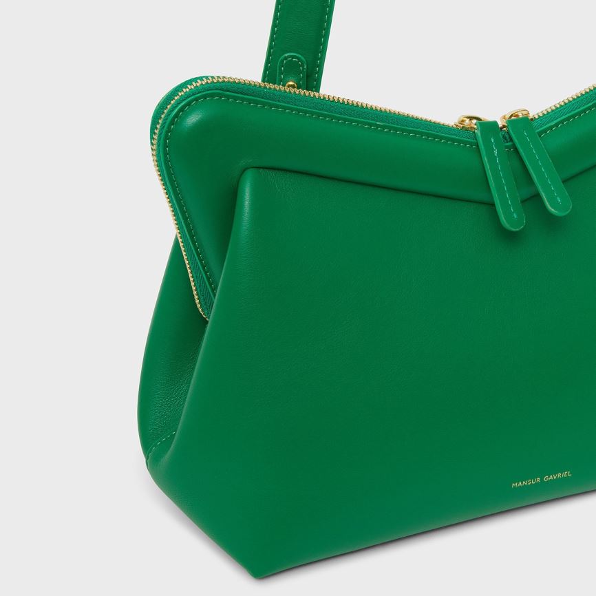 Torby Przez Ramię Damskie Mansur Gavriel M Frame Zielone | 397-FKZGWX