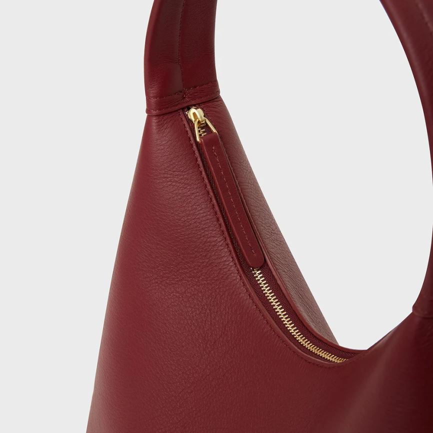 Torby Przez Ramię Damskie Mansur Gavriel Soft Candy Bordowe | 690-ZQBUDO