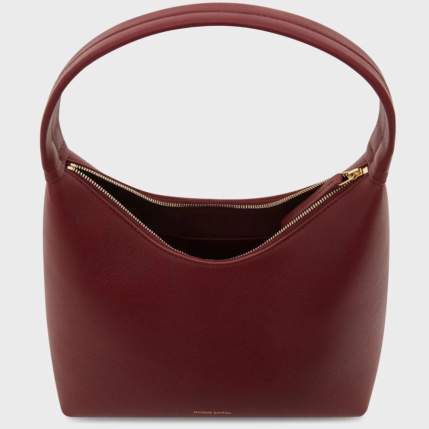 Torby Przez Ramię Damskie Mansur Gavriel Soft Candy Bordowe | 690-ZQBUDO