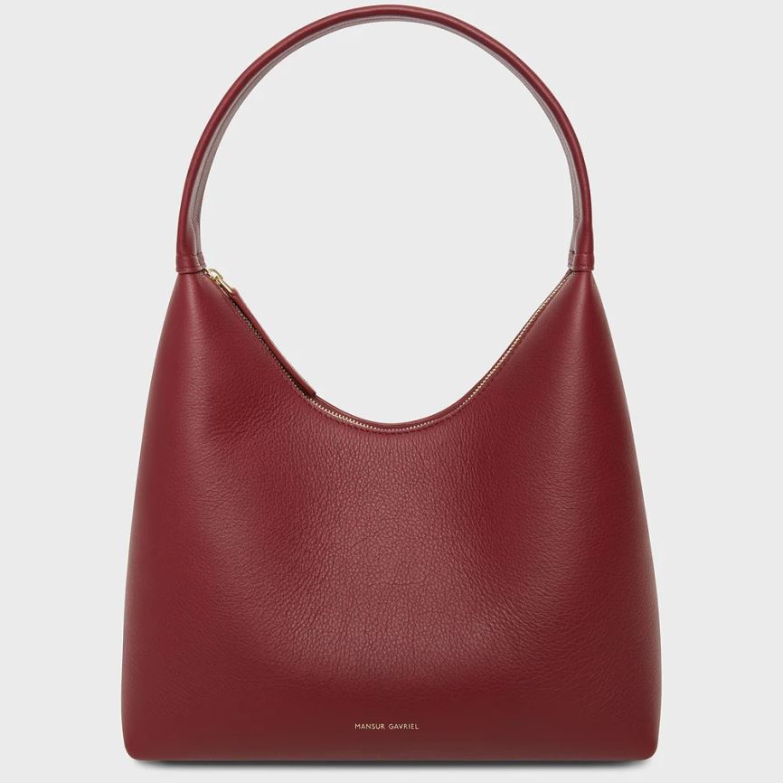 Torby Przez Ramię Damskie Mansur Gavriel Soft Candy Bordowe | 690-ZQBUDO