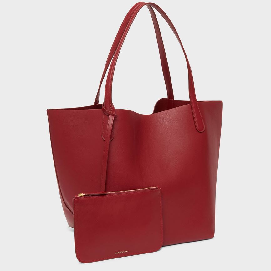 Torby Tote Damskie Mansur Gavriel Everyday Soft Czerwone | 964-UBEIVD