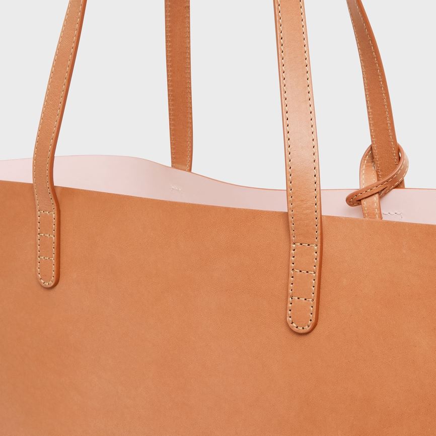 Torby Tote Damskie Mansur Gavriel Large Głęboka Brązowe | 063-APBNCX
