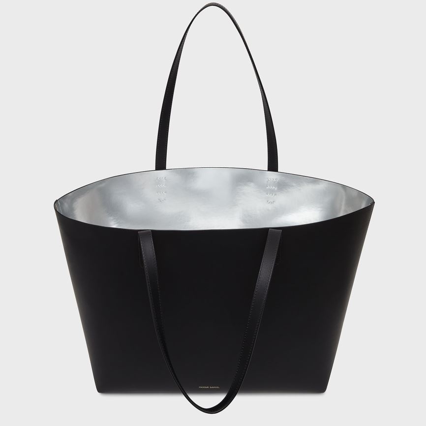 Torby Tote Damskie Mansur Gavriel Large Czarne | 869-MVXIWQ