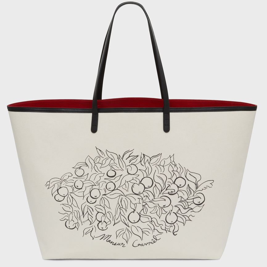 Torby Tote Damskie Mansur Gavriel Oversized Płócienne Kremowe | 186-OZEJIH