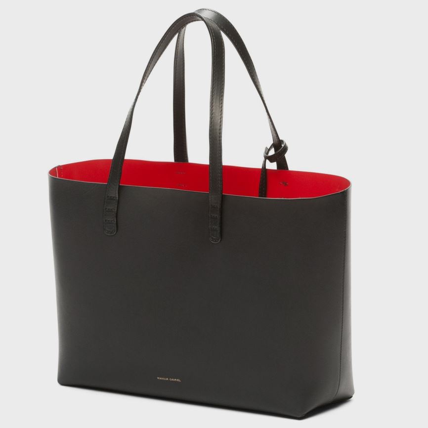 Torby Tote Damskie Mansur Gavriel Small Czarne | 643-QISEYZ