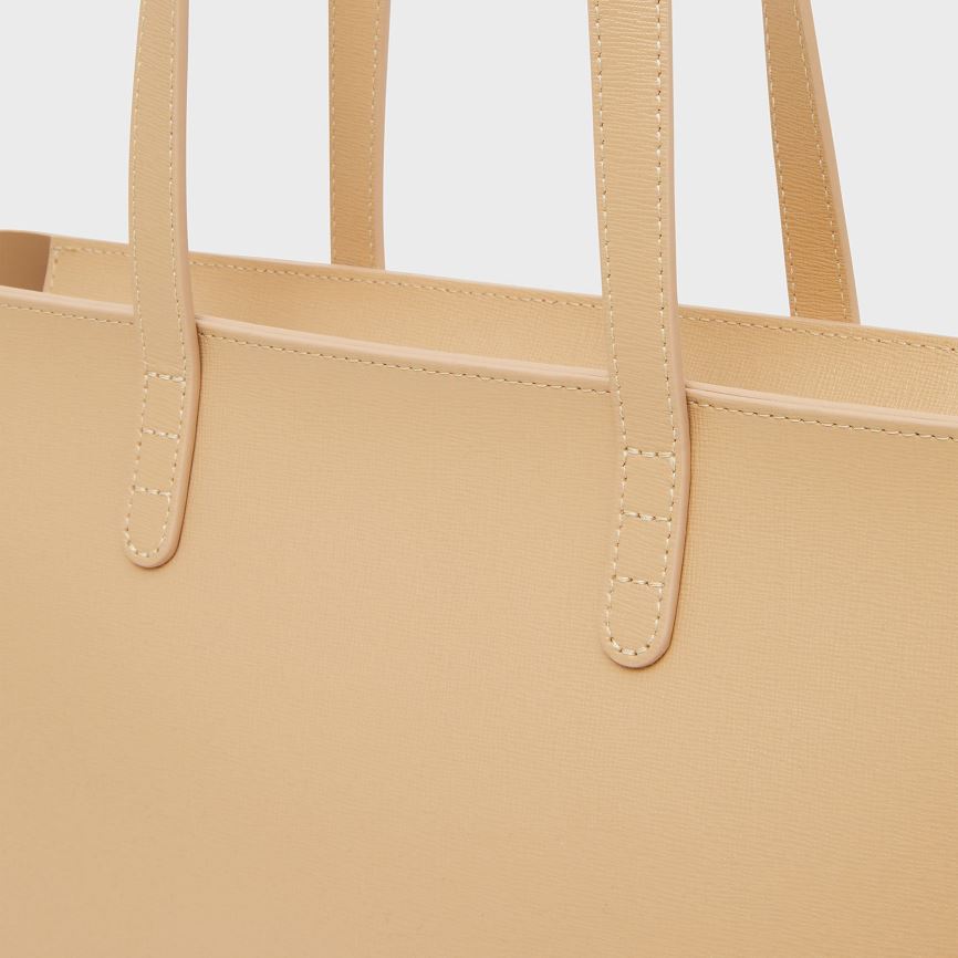 Torby Tote Damskie Mansur Gavriel Small Zip Głęboka Brązowe | 926-ZNKTGQ