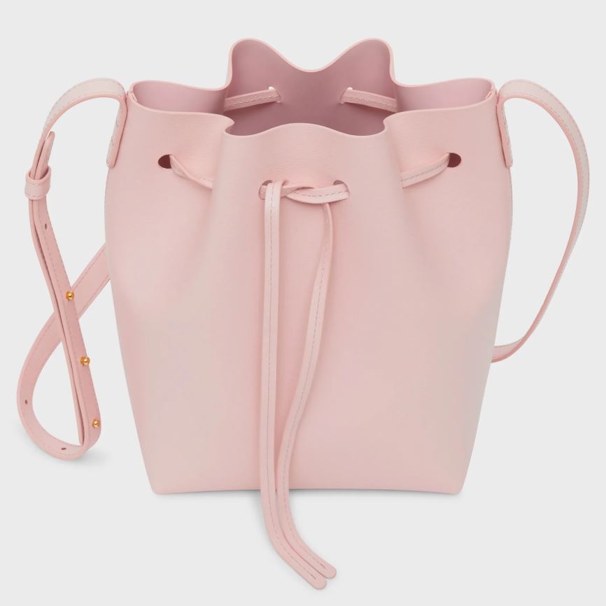 Torebka Bucket Bag Damskie Mansur Gavriel Mini Różowe | 197-YLBEOK