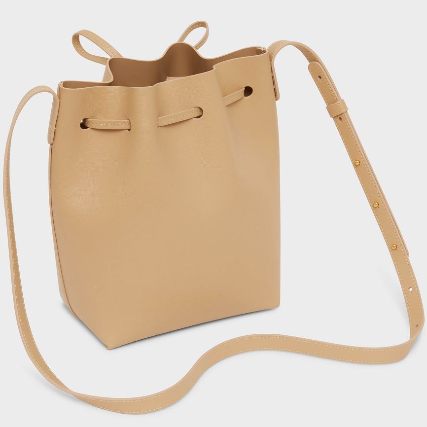 Torebka Bucket Bag Damskie Mansur Gavriel Mini Głęboka Brązowe | 279-YPMGRT