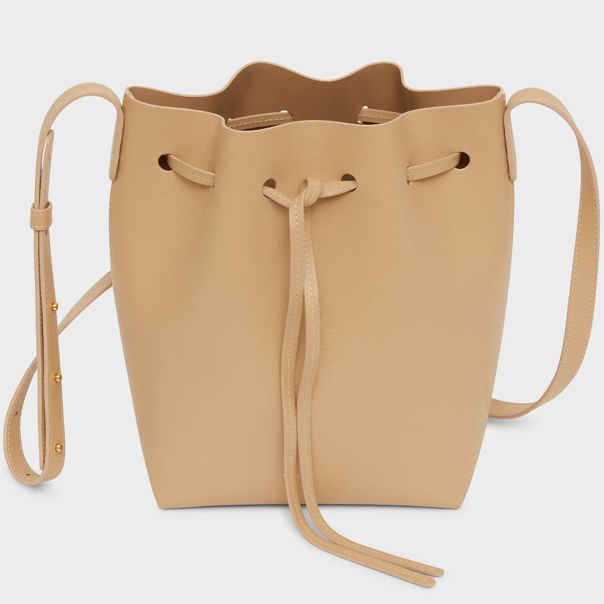 Torebka Bucket Bag Damskie Mansur Gavriel Mini Głęboka Brązowe | 279-YPMGRT