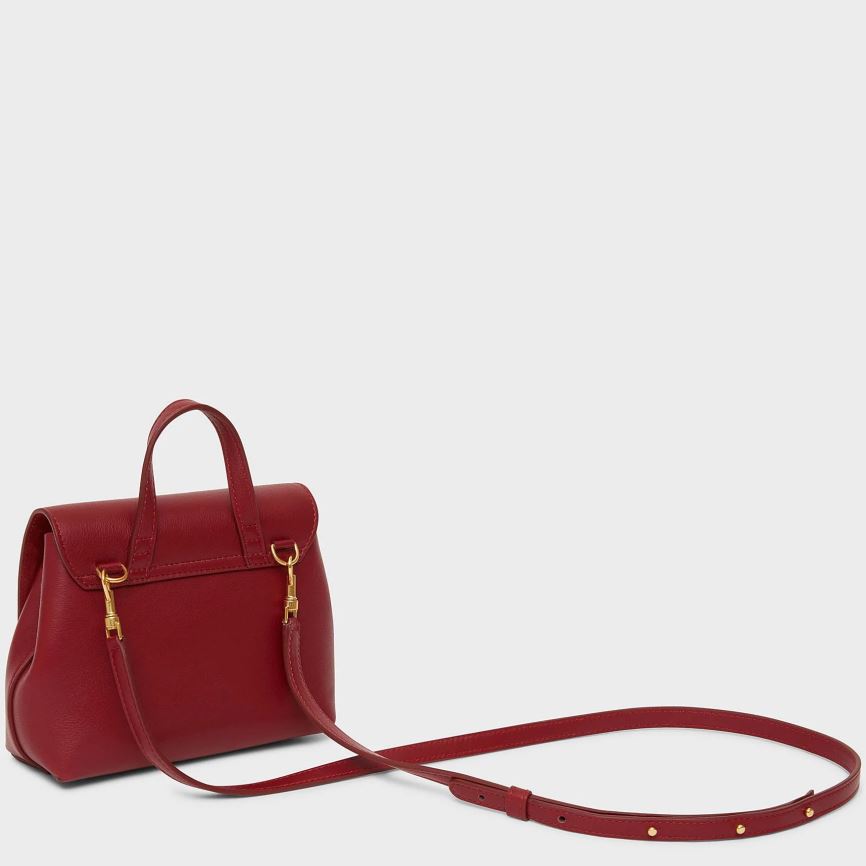 Torebka Bucket Bag Damskie Mansur Gavriel Mini Soft Lady Czerwone | 364-KJIBAF