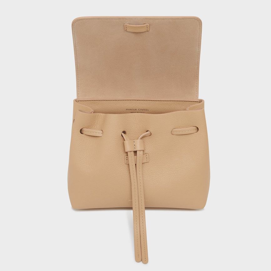 Torebka Bucket Bag Damskie Mansur Gavriel Mini Soft Lady Głęboka Brązowe | 479-JZXTUG