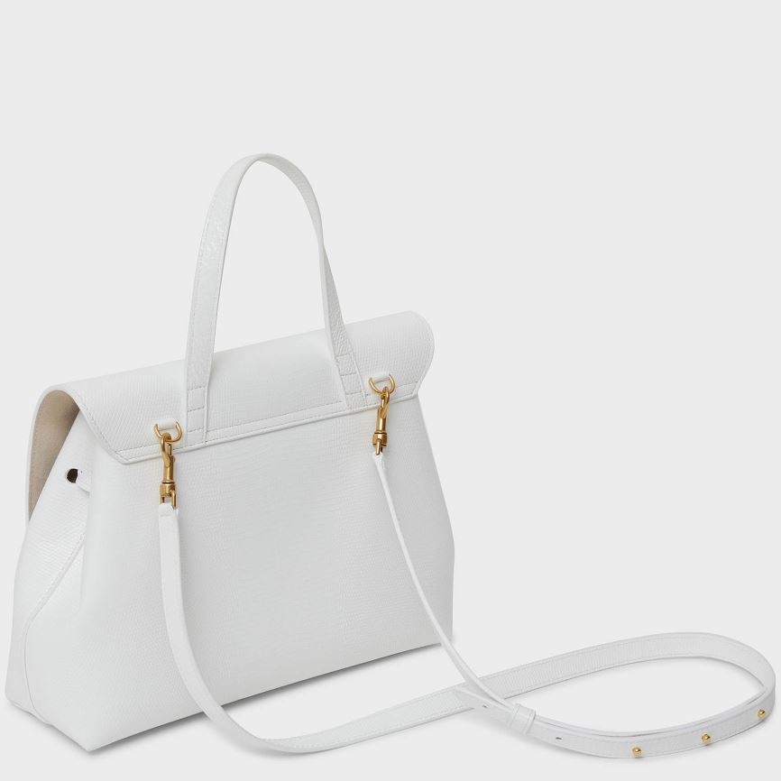Torebka Bucket Bag Damskie Mansur Gavriel Soft Lady Białe | 574-YXIQAR