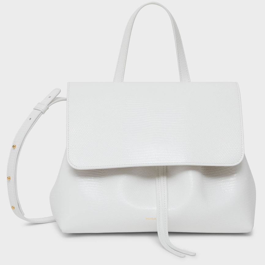 Torebka Bucket Bag Damskie Mansur Gavriel Soft Lady Białe | 574-YXIQAR