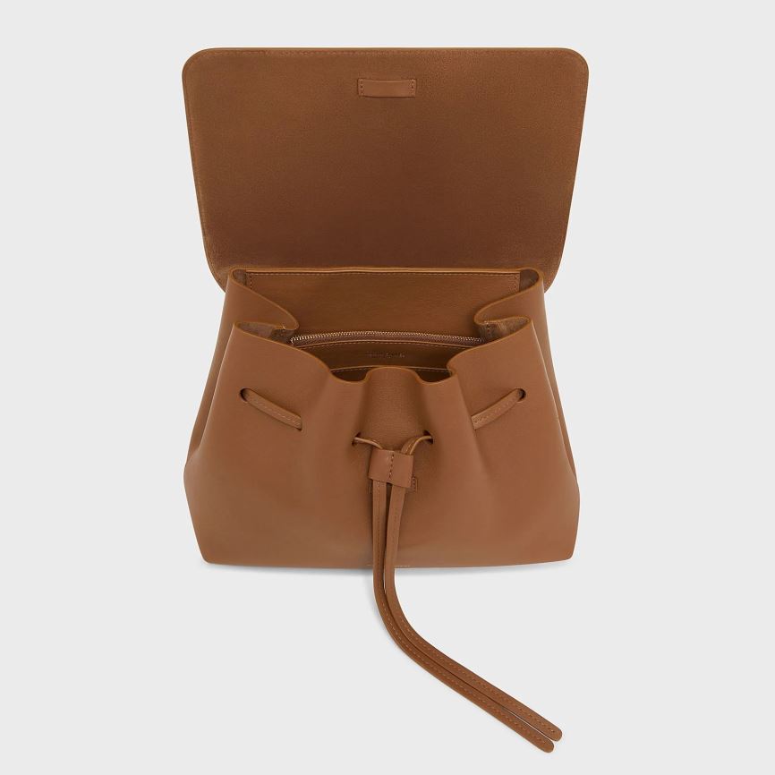 Torebka Bucket Bag Damskie Mansur Gavriel Soft Lady Brązowe | 647-ZBDNKX