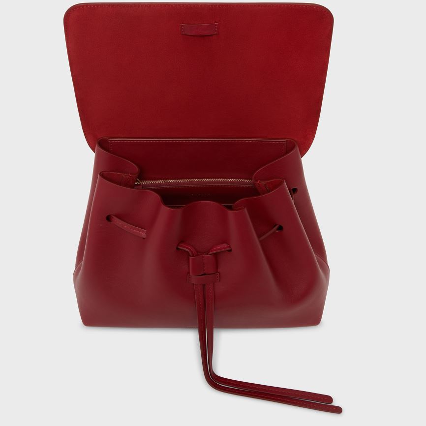 Torebka Bucket Bag Damskie Mansur Gavriel Soft Lady Czerwone | 702-IECNAJ