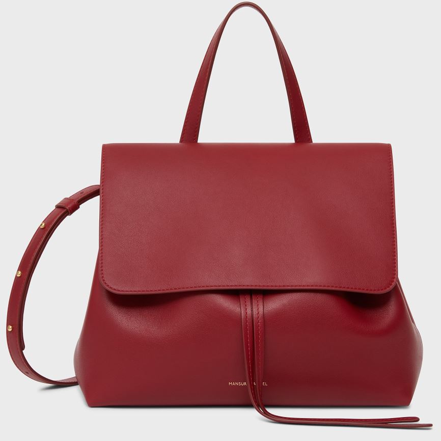 Torebka Bucket Bag Damskie Mansur Gavriel Soft Lady Czerwone | 702-IECNAJ