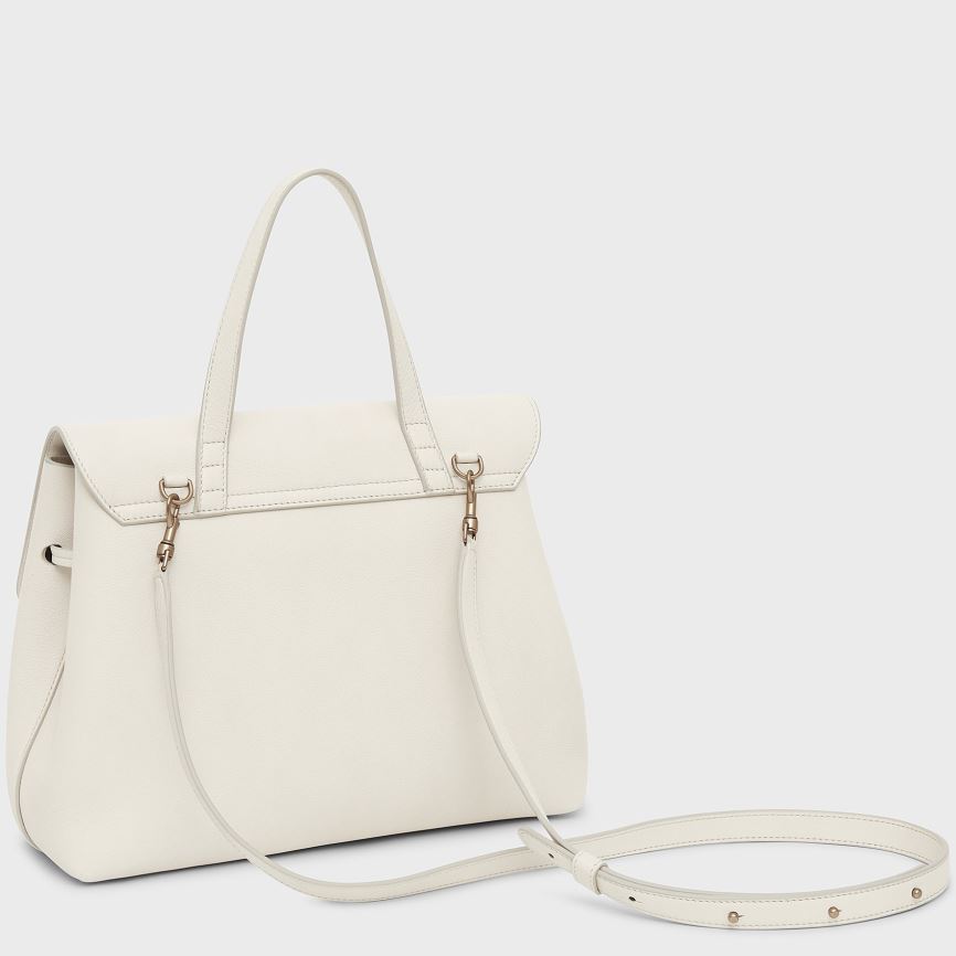 Torebka Bucket Bag Damskie Mansur Gavriel Soft Lady Kremowe | 713-DAFBLZ