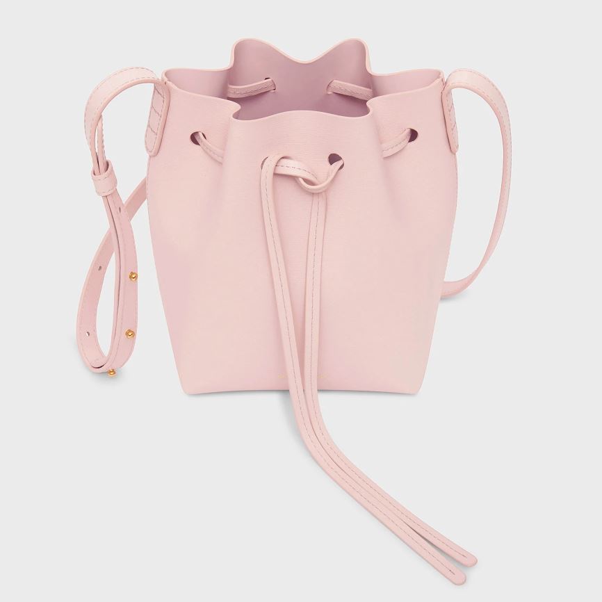 Torebka Bucket Bag Damskie Mansur Gavriel Mini Mini Różowe | 823-IRHOQW