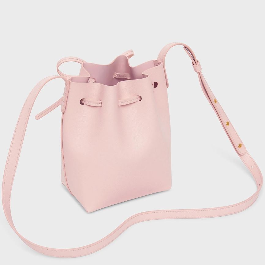 Torebka Bucket Bag Damskie Mansur Gavriel Mini Mini Różowe | 823-IRHOQW