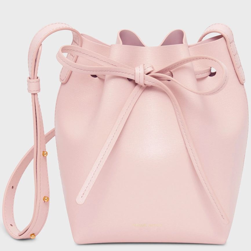 Torebka Bucket Bag Damskie Mansur Gavriel Mini Mini Różowe | 823-IRHOQW