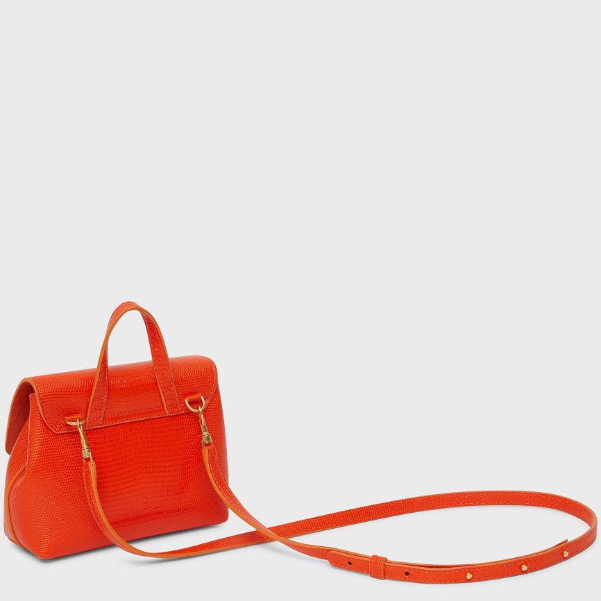 Torebka Bucket Bag Damskie Mansur Gavriel Mini Soft Lady Czerwone | 947-MWZVPS