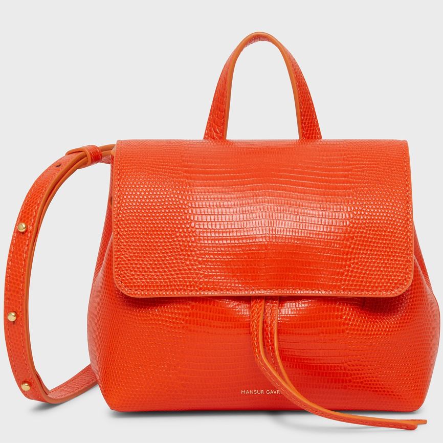 Torebka Bucket Bag Damskie Mansur Gavriel Mini Soft Lady Czerwone | 947-MWZVPS