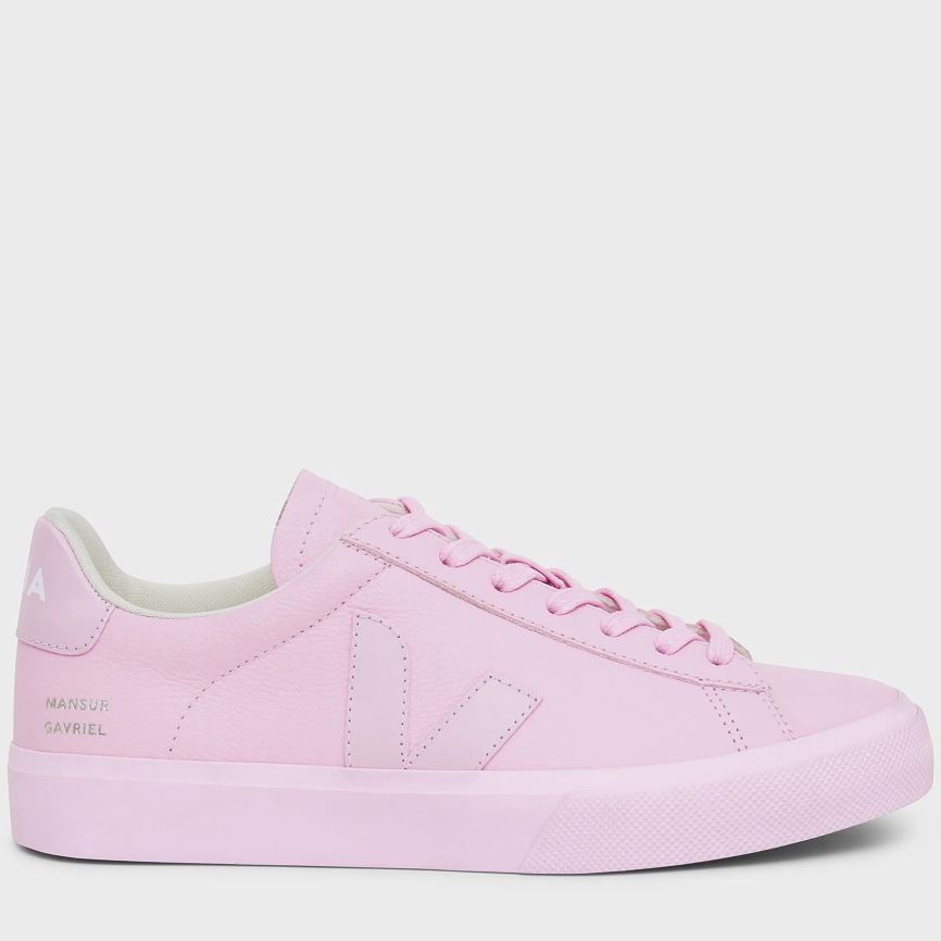 Trampki Damskie Mansur Gavriel MG x Veja Unisex Różowe | 327-ACEYVQ