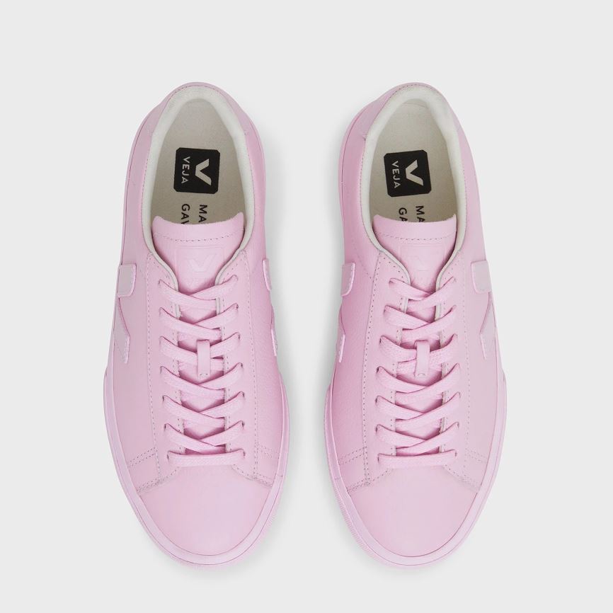 Trampki Damskie Mansur Gavriel MG x Veja Unisex Różowe | 327-ACEYVQ