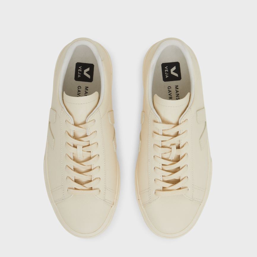 Trampki Damskie Mansur Gavriel MG x Veja Unisex Beżowe | 641-RDOBFG