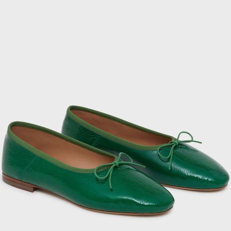 Baletki Damskie Mansur Gavriel Dream Ballerina Zielone | 451-PRVFSJ