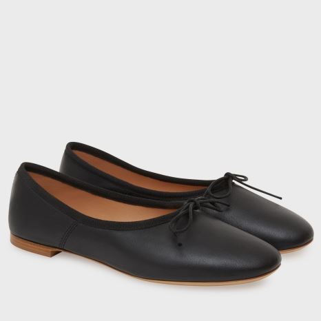 Baletki Damskie Mansur Gavriel Dream Ballerina Czarne | 560-XVLQZP