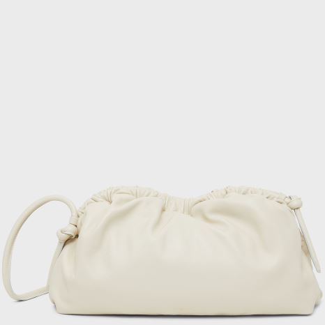 Kopertówki Damskie Mansur Gavriel Cloud Kremowe | 132-VXQUWC