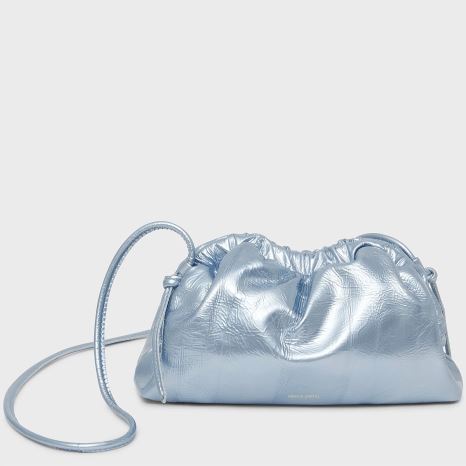 Kopertówki Damskie Mansur Gavriel Mini Cloud Głęboka Niebieskie | 094-LTFSUG