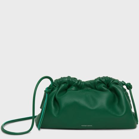 Kopertówki Damskie Mansur Gavriel Mini Cloud Zielone | 206-CIHPRD