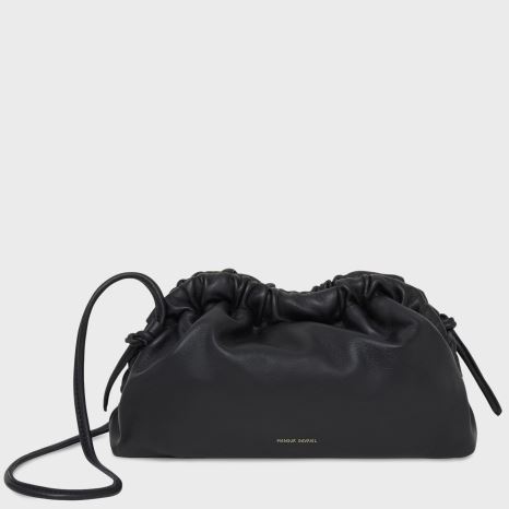 Kopertówki Damskie Mansur Gavriel Mini Cloud Czarne | 510-IEGFQP