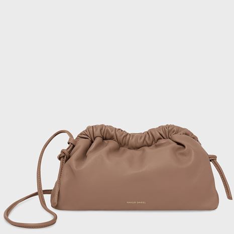 Kopertówki Damskie Mansur Gavriel Mini Cloud Brązowe | 741-CDYEML