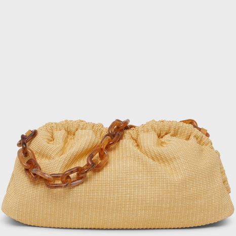 Kopertówki Damskie Mansur Gavriel Twist Cloud Beżowe | 452-LCAOVG
