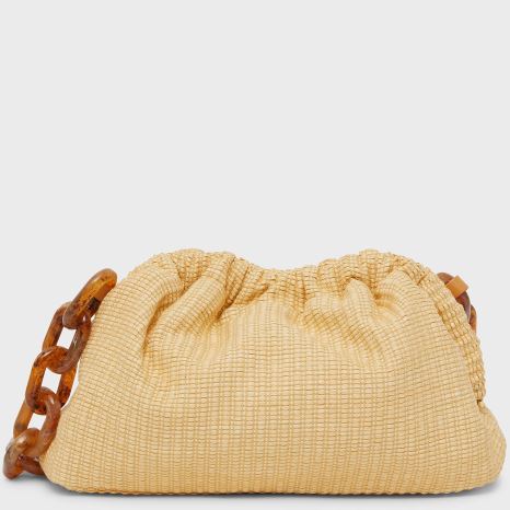 Kopertówki Damskie Mansur Gavriel Twist Mini Cloud Beżowe | 820-SXQHVD