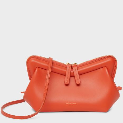 Torba Crossbody Damskie Mansur Gavriel Mini M Frame Pomarańczowe | 726-MTQRAJ