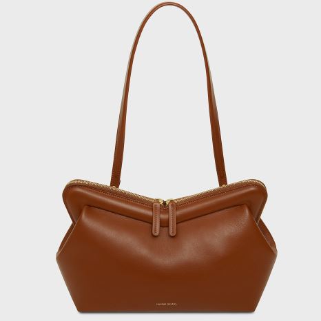 Torby Przez Ramię Damskie Mansur Gavriel M Frame Brązowe | 015-WXNRCV
