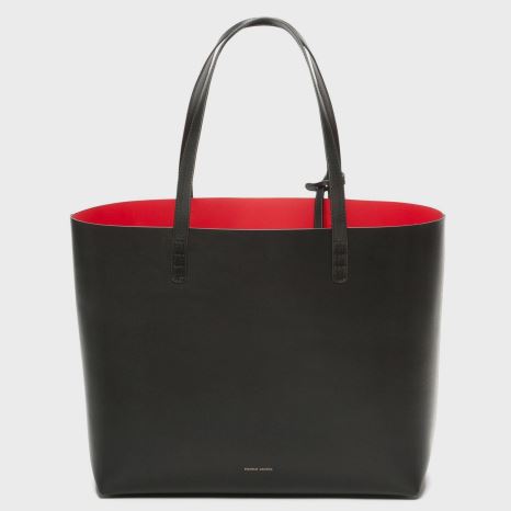 Torby Tote Damskie Mansur Gavriel Large Czarne | 197-ZXGVWI