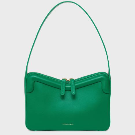 Torebka Bagietka Damskie Mansur Gavriel M Frame Baguette Zielone | 674-YCJIEH