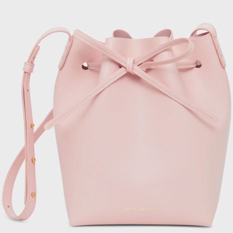 Torebka Bucket Bag Damskie Mansur Gavriel Mini Różowe | 197-YLBEOK