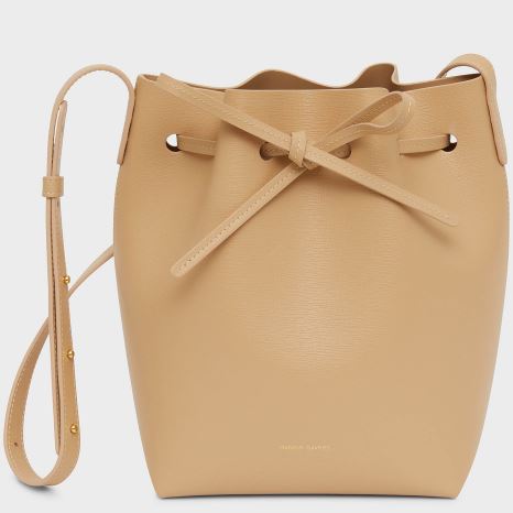 Torebka Bucket Bag Damskie Mansur Gavriel Mini Głęboka Brązowe | 279-YPMGRT